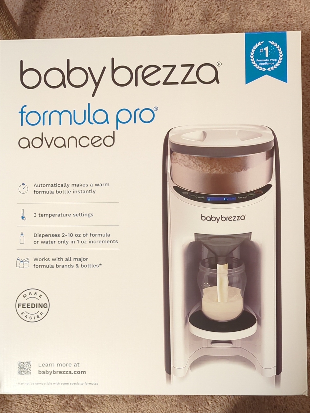 Baby Brezza Formula Pro Advanced - White/Silver